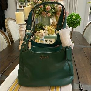 NWT Green Coach Purse